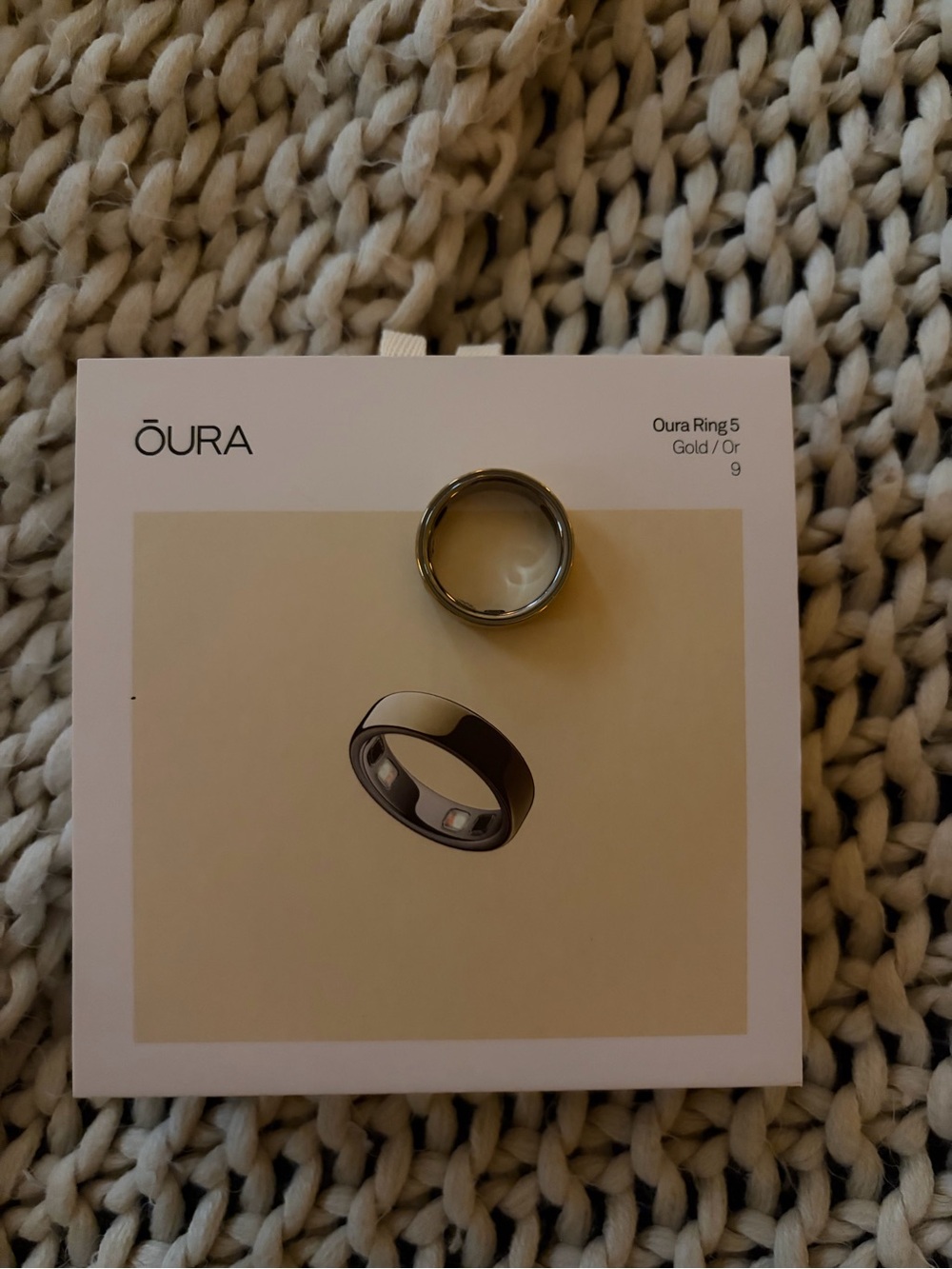 Oura Gold Smart Ring - Gold Tone